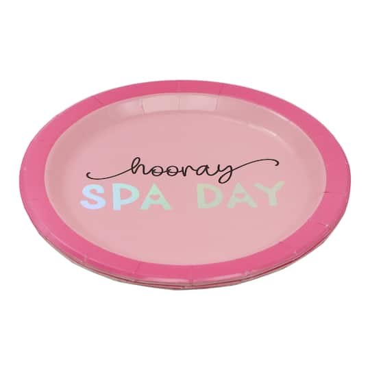 7" Spa Day Snack Plates, 8ct. by Celebrate It™
